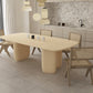 Pine Solid Wood Tripod Dining Table Modern Rectangle Dining Room Kitchen Home Furniture Clearhalo 'Dining Tables & Seating' 'Dining Tables' 'dining_table' 'furn' 'furn_dining_table' 'Furniture' 'furniture_dining_table' 'Kitchen & Dining Furniture' 'kitchen' 'kitchen_dining_table' 4854082