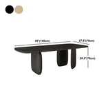 Pine Solid Wood Tripod Dining Table Modern Rectangle Dining Room Kitchen Home Furniture Clearhalo 'Dining Tables & Seating' 'Dining Tables' 'dining_table' 'furn' 'furn_dining_table' 'Furniture' 'furniture_dining_table' 'Kitchen & Dining Furniture' 'kitchen' 'kitchen_dining_table' 4854088