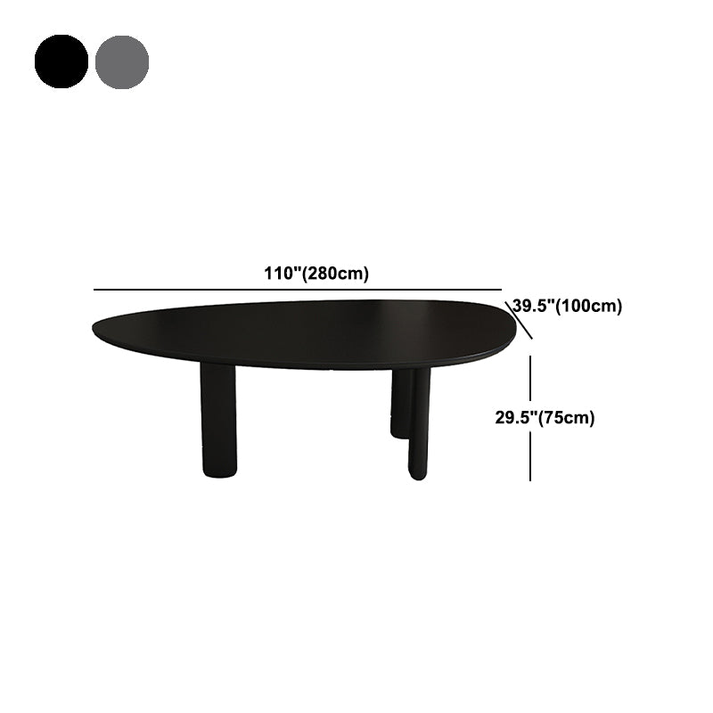 Oval Tripod Base Dining Table Solid Wood Modern Kitchen Dinner Dining Room Table Clearhalo 'Dining Tables & Seating' 'Dining Tables' 'dining_table' 'furn' 'furn_dining_table' 'Furniture' 'furniture_dining_table' 'Kitchen & Dining Furniture' 'kitchen' 'kitchen_dining_table' 4854117