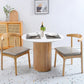 Modern Round Standard Height Dining Table Natural Base Pedestal Casual Dining Table Clearhalo 'Dining Tables & Seating' 'Dining Tables' 'dining_table' 'furn' 'furn_dining_table' 'Furniture' 'furniture_dining_table' 'Kitchen & Dining Furniture' 'kitchen' 'kitchen_dining_table' 4854130
