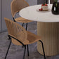 Simple Round Top Dining Table Solid Wood Base Dining Table for Living Room Clearhalo 'Dining Tables & Seating' 'Dining Tables' 'dining_table' 'furn' 'furn_dining_table' 'Furniture' 'furniture_dining_table' 'Kitchen & Dining Furniture' 'kitchen' 'kitchen_dining_table' 4854158