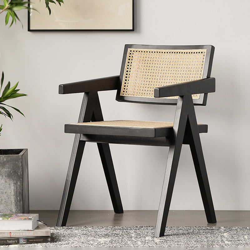 Modern Wood Kitchen and Dining Room Chair Open Back Dining Side Chair Clearhalo 'Dining Chairs' 'Dining Tables & Seating' 'dining_chair' 'furn' 'furn_dining_chair' 'Furniture' 'furniture_dining_chair' 'Kitchen & Dining Furniture' 4854209