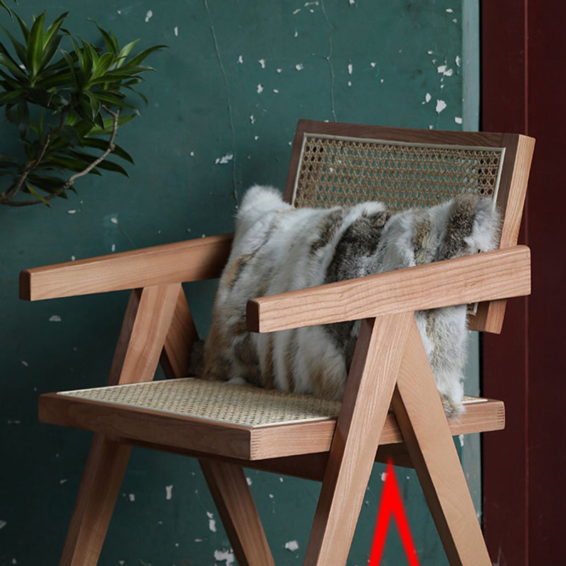 Modern Wood Kitchen and Dining Room Chair Open Back Dining Side Chair Clearhalo 'Dining Chairs' 'Dining Tables & Seating' 'dining_chair' 'furn' 'furn_dining_chair' 'Furniture' 'furniture_dining_chair' 'Kitchen & Dining Furniture' 4854211