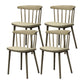 Modern Style Stackable Plastic Chair Windsor Back Folding Side Chair 16.5"x15"x29.9" Camel 4 Piece Set Clearhalo 'Dining Chairs' 'Dining Tables & Seating' 'dining_chair' 'furn' 'furn_dining_chair' 'Furniture' 'furniture_dining_chair' 'Kitchen & Dining Furniture' 4854224