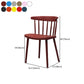 Modern Style Stackable Plastic Chair Windsor Back Folding Side Chair 16.5"x15"x29.9" Clearhalo 'Dining Chairs' 'Dining Tables & Seating' 'dining_chair' 'furn' 'furn_dining_chair' 'Furniture' 'furniture_dining_chair' 'Kitchen & Dining Furniture' 4854258