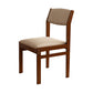 Modern Rubberwood Home Armless Dining Chairs Open Back Dining Side Chair, 1 Piece Walnut Clearhalo 'Dining Chairs' 'Dining Tables & Seating' 'dining_chair' 'furn' 'furn_dining_chair' 'Furniture' 'furniture_dining_chair' 'Kitchen & Dining Furniture' 4854260