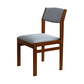 Modern Rubberwood Home Armless Dining Chairs Open Back Dining Side Chair, 1 Piece Blue Walnut Clearhalo 'Dining Chairs' 'Dining Tables & Seating' 'dining_chair' 'furn' 'furn_dining_chair' 'Furniture' 'furniture_dining_chair' 'Kitchen & Dining Furniture' 4854265
