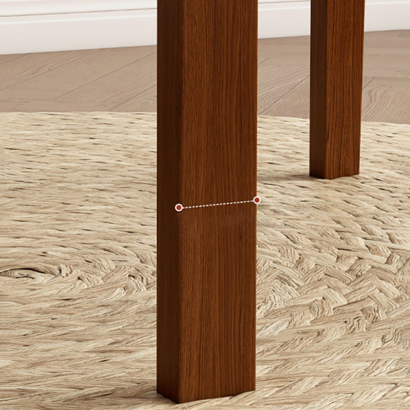 Modern Rubberwood Home Armless Dining Chairs Open Back Dining Side Chair, 1 Piece Clearhalo 'Dining Chairs' 'Dining Tables & Seating' 'dining_chair' 'furn' 'furn_dining_chair' 'Furniture' 'furniture_dining_chair' 'Kitchen & Dining Furniture' 4854273