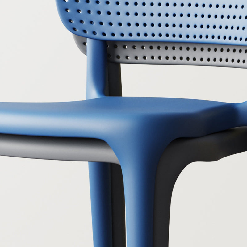 Contemporary Plastic Patio Dining Side Chair Open Back Dining Side Chair Clearhalo 'Dining Chairs' 'Dining Tables & Seating' 'dining_chair' 'furn' 'furn_dining_chair' 'Furniture' 'furniture_dining_chair' 'Kitchen & Dining Furniture' 4854410