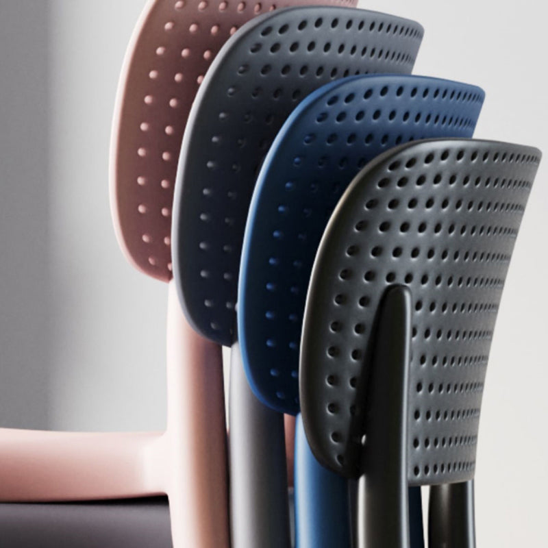 Contemporary Plastic Patio Dining Side Chair Open Back Dining Side Chair Clearhalo 'Dining Chairs' 'Dining Tables & Seating' 'dining_chair' 'furn' 'furn_dining_chair' 'Furniture' 'furniture_dining_chair' 'Kitchen & Dining Furniture' 4854415