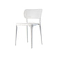 Contemporary Plastic Patio Dining Side Chair Open Back Dining Side Chair White 1 Piece Clearhalo 'Dining Chairs' 'Dining Tables & Seating' 'dining_chair' 'furn' 'furn_dining_chair' 'Furniture' 'furniture_dining_chair' 'Kitchen & Dining Furniture' 4854422