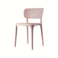 Contemporary Plastic Patio Dining Side Chair Open Back Dining Side Chair Rose Bloom 1 Piece Clearhalo 'Dining Chairs' 'Dining Tables & Seating' 'dining_chair' 'furn' 'furn_dining_chair' 'Furniture' 'furniture_dining_chair' 'Kitchen & Dining Furniture' 4854431