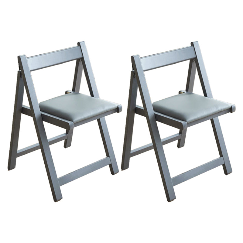 Nordic Style Wood Chair Open Back Dining Side Chair for Dining Room in Gray Grey 2 Piece Set Clearhalo 'Dining Chairs' 'Dining Tables & Seating' 'dining_chair' 'furn' 'furn_dining_chair' 'Furniture' 'furniture_dining_chair' 'Kitchen & Dining Furniture' 4854453
