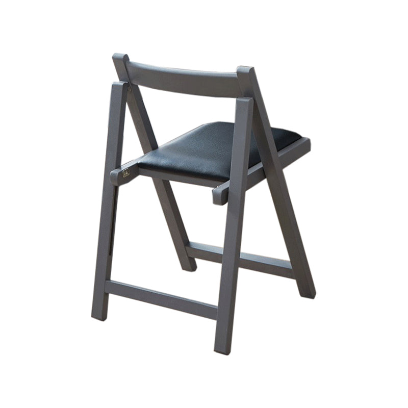 Nordic Style Wood Chair Open Back Dining Side Chair for Dining Room in Gray Black 1 Piece Clearhalo 'Dining Chairs' 'Dining Tables & Seating' 'dining_chair' 'furn' 'furn_dining_chair' 'Furniture' 'furniture_dining_chair' 'Kitchen & Dining Furniture' 4854456
