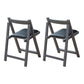 Nordic Style Wood Chair Open Back Dining Side Chair for Dining Room in Gray Black 2 Piece Set Clearhalo 'Dining Chairs' 'Dining Tables & Seating' 'dining_chair' 'furn' 'furn_dining_chair' 'Furniture' 'furniture_dining_chair' 'Kitchen & Dining Furniture' 4854459