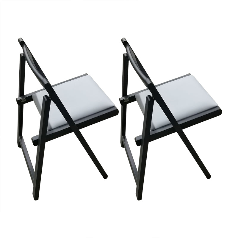 Nordic Style Wood Chair Open Back Dining Side Chair for Dining Room in Gray White 2 Piece Set Clearhalo 'Dining Chairs' 'Dining Tables & Seating' 'dining_chair' 'furn' 'furn_dining_chair' 'Furniture' 'furniture_dining_chair' 'Kitchen & Dining Furniture' 4854469