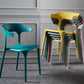 Scandinavian Plastic Home Dining Side Chair Open Back Dining Side Chair Clearhalo 'Dining Chairs' 'Dining Tables & Seating' 'dining_chair' 'furn' 'furn_dining_chair' 'Furniture' 'furniture_dining_chair' 'Kitchen & Dining Furniture' 4854712
