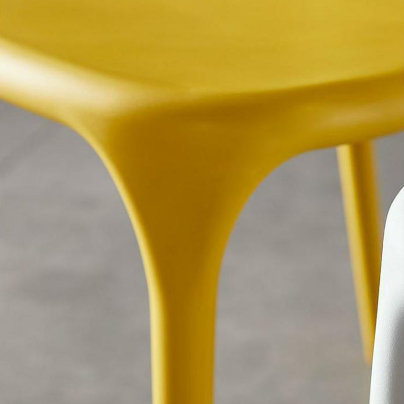 Scandinavian Plastic Home Dining Side Chair Open Back Dining Side Chair Clearhalo 'Dining Chairs' 'Dining Tables & Seating' 'dining_chair' 'furn' 'furn_dining_chair' 'Furniture' 'furniture_dining_chair' 'Kitchen & Dining Furniture' 4854724
