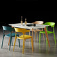 Scandinavian Plastic Home Dining Side Chair Open Back Dining Side Chair Clearhalo 'Dining Chairs' 'Dining Tables & Seating' 'dining_chair' 'furn' 'furn_dining_chair' 'Furniture' 'furniture_dining_chair' 'Kitchen & Dining Furniture' 4854731
