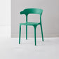Scandinavian Plastic Home Dining Side Chair Open Back Dining Side Chair Green 1 Piece Clearhalo 'Dining Chairs' 'Dining Tables & Seating' 'dining_chair' 'furn' 'furn_dining_chair' 'Furniture' 'furniture_dining_chair' 'Kitchen & Dining Furniture' 4854732