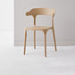 Scandinavian Plastic Home Dining Side Chair Open Back Dining Side Chair Camel 1 Piece Clearhalo 'Dining Chairs' 'Dining Tables & Seating' 'dining_chair' 'furn' 'furn_dining_chair' 'Furniture' 'furniture_dining_chair' 'Kitchen & Dining Furniture' 4854741
