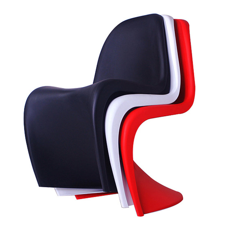 Nordic Style Chair Plastic Home Side Chair for Dining Room 19.6"x22.6"x33.4" Clearhalo 'Dining Chairs' 'Dining Tables & Seating' 'dining_chair' 'Furniture' 'furniture_dining_chair' 'Kitchen & Dining Furniture' 4854822