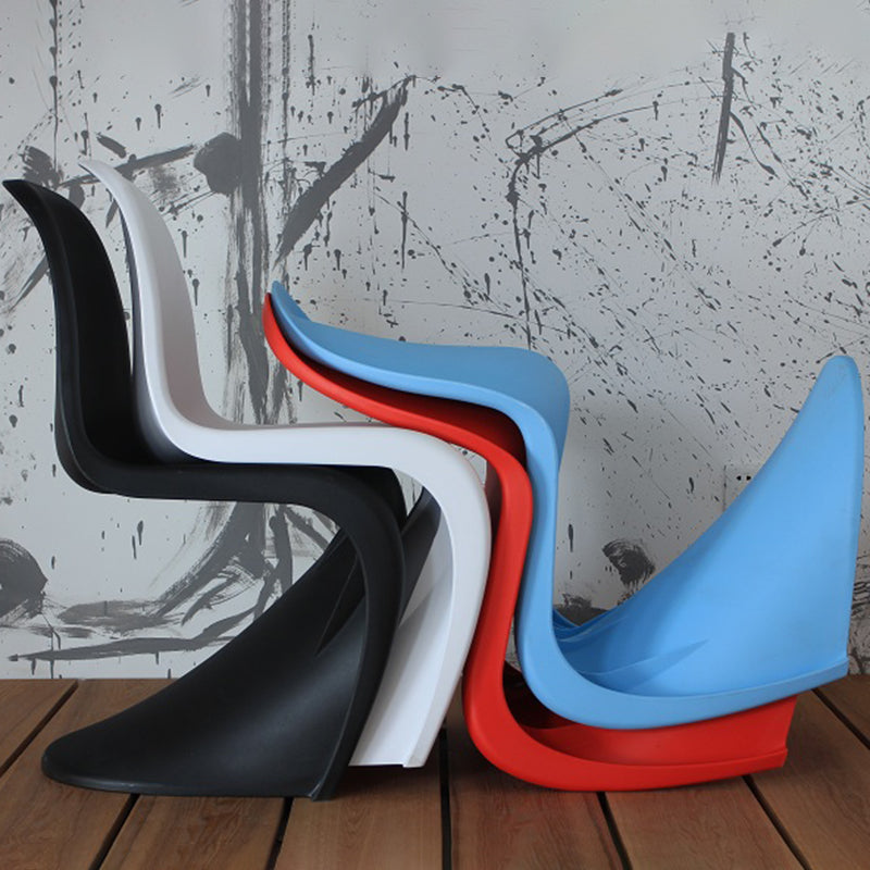 Nordic Style Chair Plastic Home Side Chair for Dining Room 19.6"x22.6"x33.4" Clearhalo 'Dining Chairs' 'Dining Tables & Seating' 'dining_chair' 'Furniture' 'furniture_dining_chair' 'Kitchen & Dining Furniture' 4854824