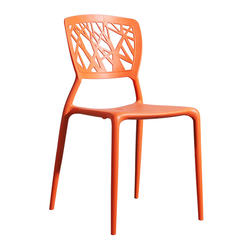 Scandinavian Plastic Patio Dining Side Chair Open Back Dining Side Chair Clearhalo 'Dining Chairs' 'Dining Tables & Seating' 'dining_chair' 'furn' 'furn_dining_chair' 'Furniture' 'furniture_dining_chair' 'Kitchen & Dining Furniture' 4854844