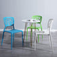Scandinavian Plastic Patio Dining Side Chair Open Back Dining Side Chair Clearhalo 'Dining Chairs' 'Dining Tables & Seating' 'dining_chair' 'furn' 'furn_dining_chair' 'Furniture' 'furniture_dining_chair' 'Kitchen & Dining Furniture' 4854861