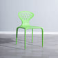 Scandinavian Plastic Patio Dining Side Chair Open Back Dining Side Chair Light Green 1 Piece Clearhalo 'Dining Chairs' 'Dining Tables & Seating' 'dining_chair' 'furn' 'furn_dining_chair' 'Furniture' 'furniture_dining_chair' 'Kitchen & Dining Furniture' 4854862
