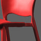 Nordic Style Armless Chair Plastic Open Back Dining Side Chair (Set of 4) Clearhalo 'Dining Chairs' 'Dining Tables & Seating' 'dining_chair' 'Furniture' 'furniture_dining_chair' 'Kitchen & Dining Furniture' 4854887