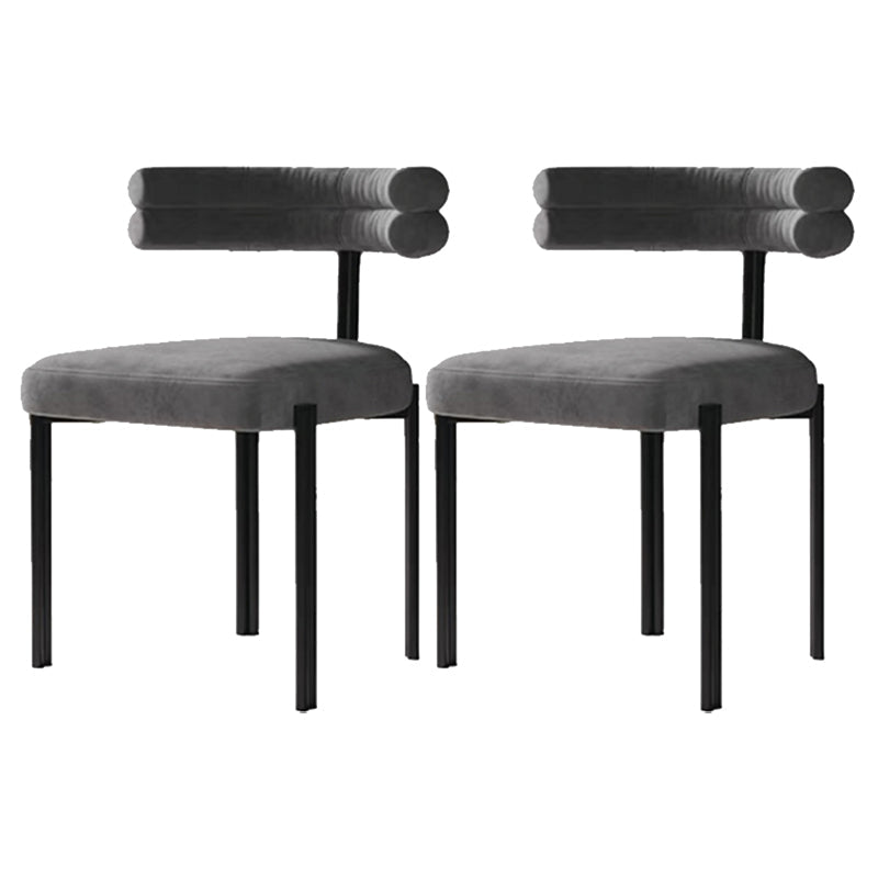 Modern Sintered Stone Dining Table Set 1/2/5 Pieces Dining Set for Home Use 2 Dark Grey Chairs Clearhalo 'Dining Room Sets' 'Dining Tables & Seating' 'dining_room_set' 'furn' 'furn_dining_room_set' 'Furniture' 'furniture_dining_room_set' 'Kitchen & Dining Furniture' 4855057