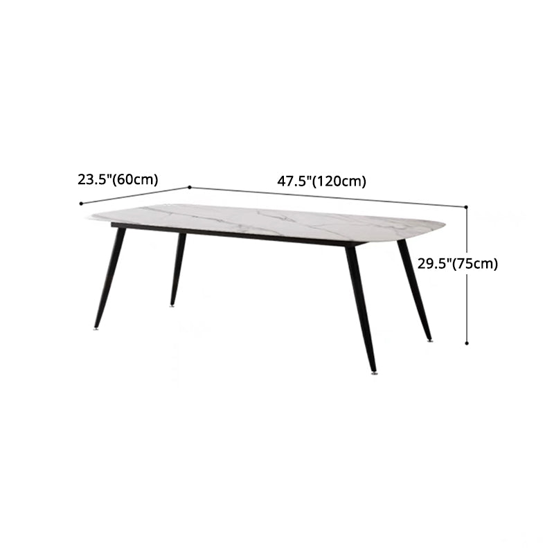 Modern Sintered Stone Dining Table Set 1/2/5 Pieces Dining Set for Home Use Clearhalo 'Dining Room Sets' 'Dining Tables & Seating' 'dining_room_set' 'furn' 'furn_dining_room_set' 'Furniture' 'furniture_dining_room_set' 'Kitchen & Dining Furniture' 4855065