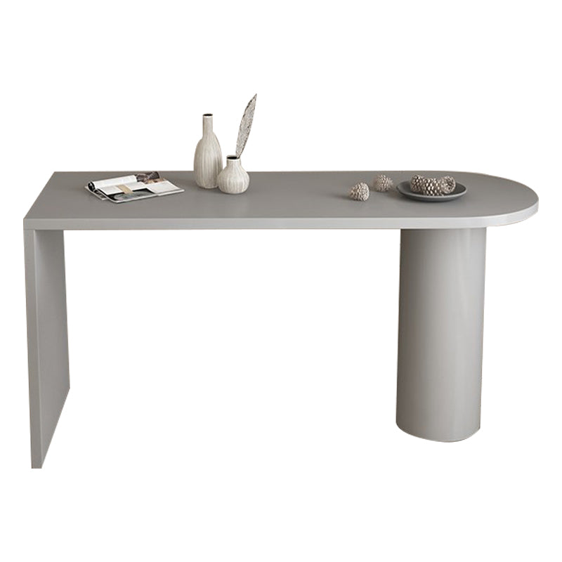 40-inch Height Bar Table Contemporary Wood Top Bar Table for Living Room Grey Without Chairs Clearhalo 'Bar Furniture' 'Bar Tables' 'bar_tables' 'furn' 'furn_bar_tables' 'Furniture' 'furniture_bar_tables' 'Kitchen & Dining Furniture' 4855113