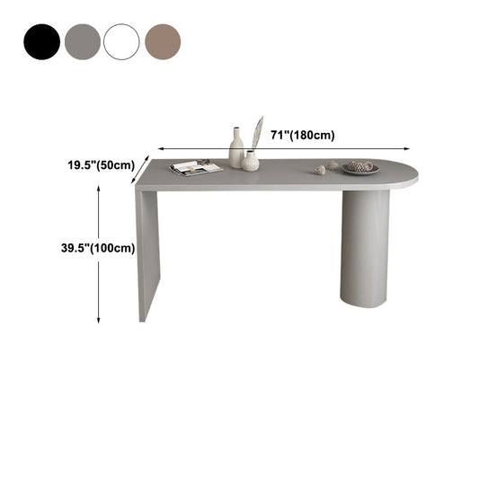 40-inch Height Bar Table Contemporary Wood Top Bar Table for Living Room Clearhalo 'Bar Furniture' 'Bar Tables' 'bar_tables' 'furn' 'furn_bar_tables' 'Furniture' 'furniture_bar_tables' 'Kitchen & Dining Furniture' 4855119