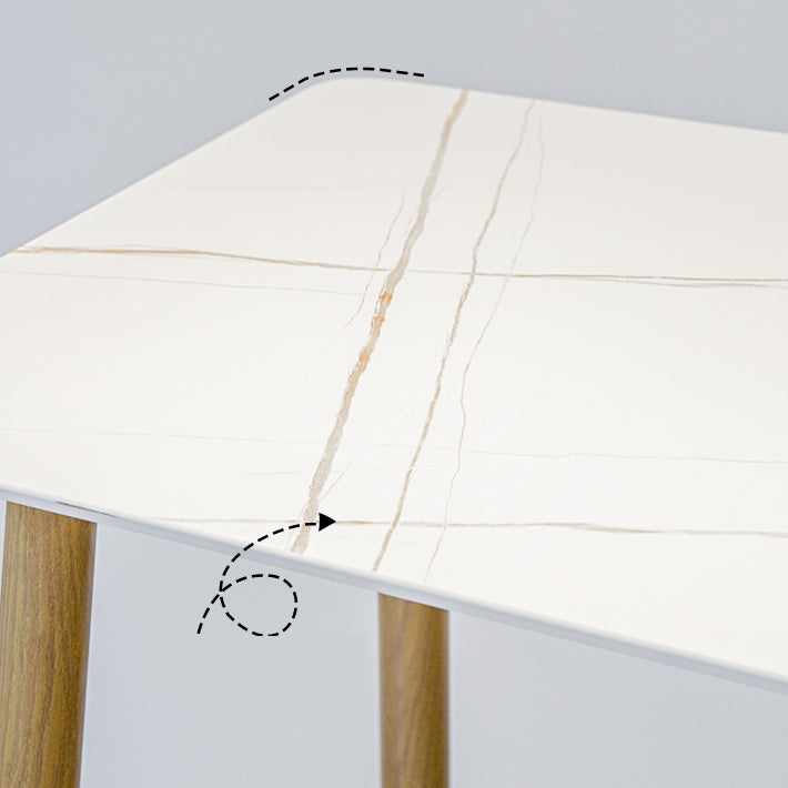 Contemporary Rectangle Table Dining Bar Counter Table for Kitchen Clearhalo 'Bar Furniture' 'Bar Tables' 'bar_tables' 'furn' 'furn_bar_tables' 'Furniture' 'furniture_bar_tables' 'Kitchen & Dining Furniture' 4855129