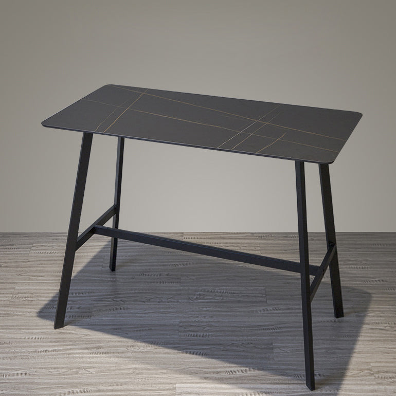 Contemporary Rectangle Table Dining Bar Counter Table for Kitchen Clearhalo 'Bar Furniture' 'Bar Tables' 'bar_tables' 'furn' 'furn_bar_tables' 'Furniture' 'furniture_bar_tables' 'Kitchen & Dining Furniture' 4855133