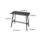Contemporary Rectangle Table Dining Bar Counter Table for Kitchen Clearhalo 'Bar Furniture' 'Bar Tables' 'bar_tables' 'furn' 'furn_bar_tables' 'Furniture' 'furniture_bar_tables' 'Kitchen & Dining Furniture' 4855137