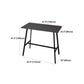 Contemporary Rectangle Table Dining Bar Counter Table for Kitchen Clearhalo 'Bar Furniture' 'Bar Tables' 'bar_tables' 'furn' 'furn_bar_tables' 'Furniture' 'furniture_bar_tables' 'Kitchen & Dining Furniture' 4855138