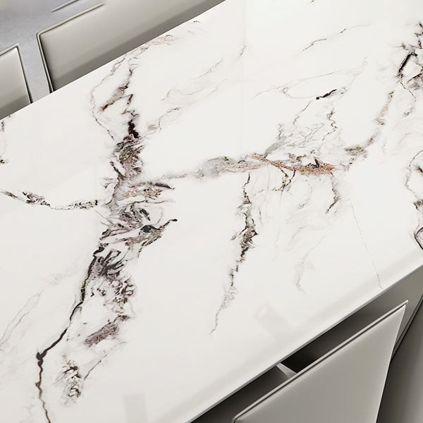 Modern 1/4/5/7 Pieces Dinette Set with Sintered Stone Top Rectangle Dining Table Set Clearhalo 'Dining Room Sets' 'Dining Tables & Seating' 'dining_room_set' 'furn' 'furn_dining_room_set' 'Furniture' 'furniture_dining_room_set' 'Kitchen & Dining Furniture' 4855190