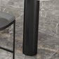 Modern Iron Bar Dining Table with Stone Top Engineered Wood Indoor Bistro Table Clearhalo 'Bar Furniture' 'Bar Tables' 'bar_tables' 'furn' 'furn_bar_tables' 'Furniture' 'furniture_bar_tables' 'Kitchen & Dining Furniture' 4855229