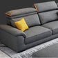 Scandinavian L-Shape Sofa and Chaise Pillow Top Arm High Back Sectional with Slipcover Clearhalo 'furn' 'furn_sectionals' 'Furniture' 'furniture_sectionals' 'kitchen' 'kitchen_sectionals' 'Living Room Furniture' 'Sectionals' 4855453