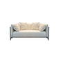 Modern Faux Leather Pillow Top Arm Sofa/Sectional Pillowed Back Cushions for Apartment 70.9"L x 37.4"W x 29.5"H White-Gray Clearhalo 'furn' 'furn_sectionals' 'Furniture' 'furniture_sectionals' 'kitchen' 'kitchen_sectionals' 'Living Room Furniture' 'Sectionals' 4855469