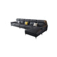 High Back Faux leather Pillow Top Arm Sofa and Sectional with Wear resistant 153.5"L x 67"W x 39"H Clearhalo 'furn' 'furn_sectionals' 'Furniture' 'furniture_sectionals' 'kitchen' 'kitchen_sectionals' 'Living Room Furniture' 'Sectionals' 4855518