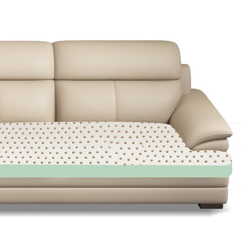 Genuine Leather High Back Pillow Top Arm Sofa and Sectional with Wear Resistant Clearhalo 'furn' 'furn_sectionals' 'Furniture' 'furniture_sectionals' 'kitchen' 'kitchen_sectionals' 'Living Room Furniture' 'Sectionals' 4855631