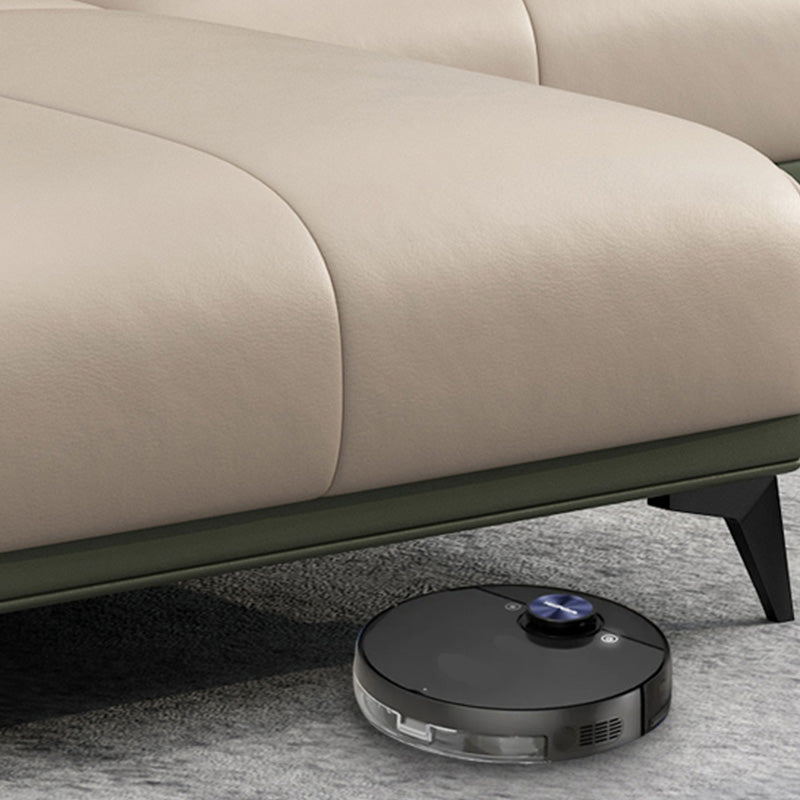 Genuine Leather High Back Pillow Top Arm Sofa and Sectional with Storage Clearhalo 'furn' 'furn_sectionals' 'Furniture' 'furniture_sectionals' 'kitchen' 'kitchen_sectionals' 'Living Room Furniture' 'Sectionals' 4855720