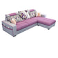 Square Arms Sectional 106.3"L High Back Sofa with Storage for Apartment Purple Clearhalo 'Furniture' 'furniture_sectionals' 'kitchen' 'kitchen_sectionals' 'Living Room Furniture' 'Sectionals' 4855775