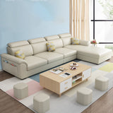 108.26" L x 62.99" W x 31.49" H Sofa Upholstered Arm Sectional with Pillowed Back Cushions Clearhalo 'furn' 'furn_sectionals' 'Furniture' 'furniture_sectionals' 'kitchen' 'kitchen_sectionals' 'Living Room Furniture' 'Sectionals' 4855804