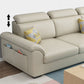 108.26" L x 62.99" W x 31.49" H Sofa Upholstered Arm Sectional with Pillowed Back Cushions Clearhalo 'furn' 'furn_sectionals' 'Furniture' 'furniture_sectionals' 'kitchen' 'kitchen_sectionals' 'Living Room Furniture' 'Sectionals' 4855813