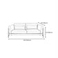 Square Arm Genuine Leather Sofa and Chaise Brown Sectional with Bolster Pillows Clearhalo 'furn' 'furn_sectionals' 'Furniture' 'furniture_sectionals' 'kitchen' 'kitchen_sectionals' 'Living Room Furniture' 'Sectionals' 4855878